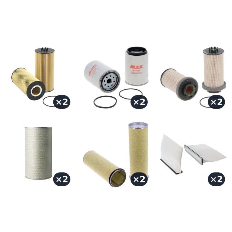 CLAAS JAGUAR 970 Filter Service Kit w/MERCEDES OM 460LA 2X Eng. YR 2008-