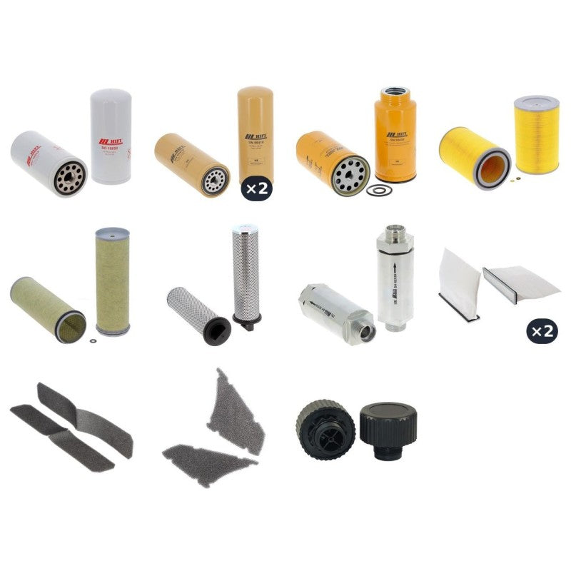 Claas LEXION 670 Filter Kit with Caterpillar C 9.3 Acert engine 2014-