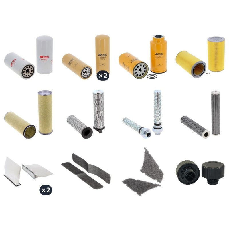 Claas LEXION 670 Filter Kit with Caterpillar C9.3ACERT-T4i engine 2018-