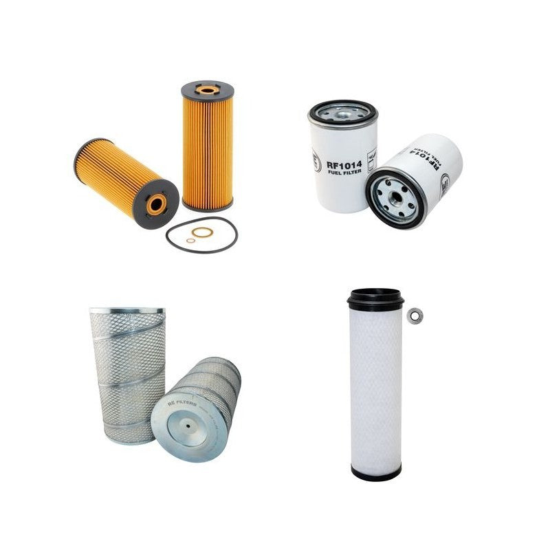 CLAAS MEGA 203 Filter Service Kit Air Oil Fuel Filters w/MERCEDES OM 366A Eng. 170 CH