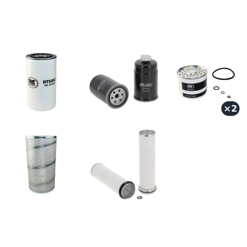 CLAAS MEGA 203 Filter Service Kit Air Oil Fuel Filters w/Perkins 1006.6T Eng.