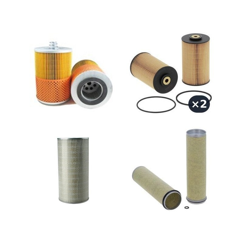 CLAAS MEGA 218 Filter Service Kit Air Oil Fuel Filters w/MERCEDES OM441A Eng. 271 CH