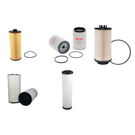 CLAAS MEGA II 204 Filter Service Kit Air Oil Fuel Filters w/MERCEDES OM 906LA Eng. SN 94504000-