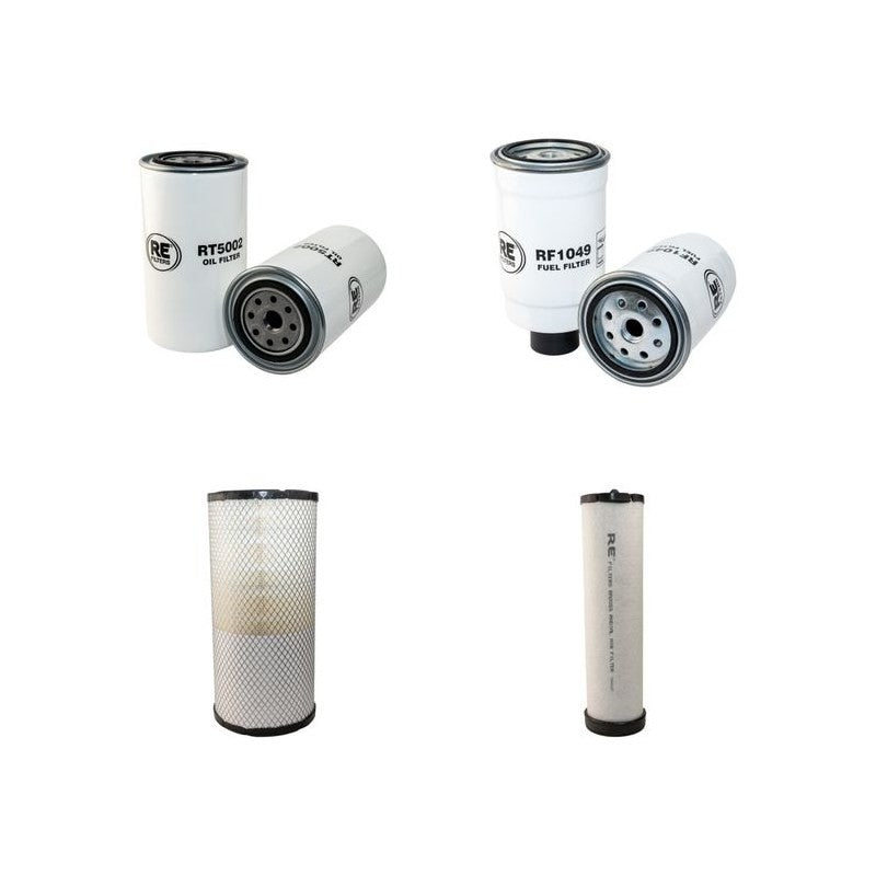 CLAAS TARGO K50 Filter Service Kit Air Oil Fuel Filters w/Perkins 1004.40T Eng. YR 2001-