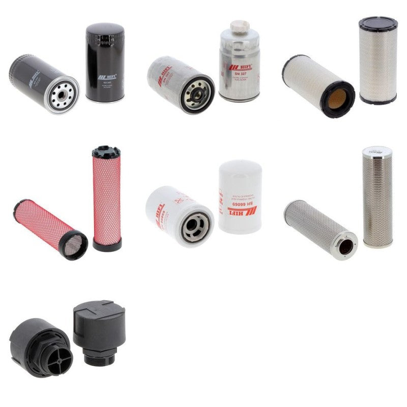 Claas TARGO K 70 Filter Kit with Perkins 1004.40 Tw engine 2002-