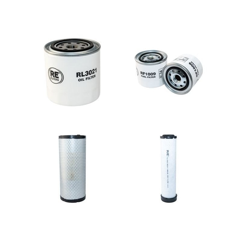 COLTRAX CX57 Filter Service Kit Air Oil Fuel Filters w/Kubota Eng.
