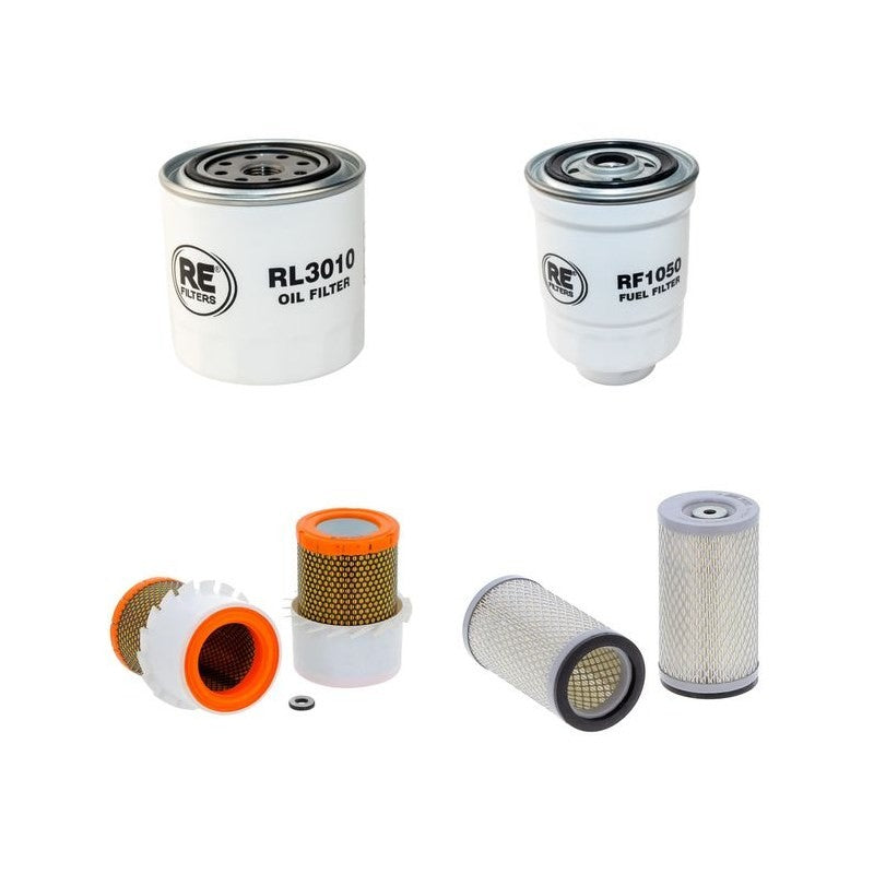 Daewoo / Doosan D15S-5 Filter Service Kit Air Oil Fuel Filters with Kubota V2403 Engine