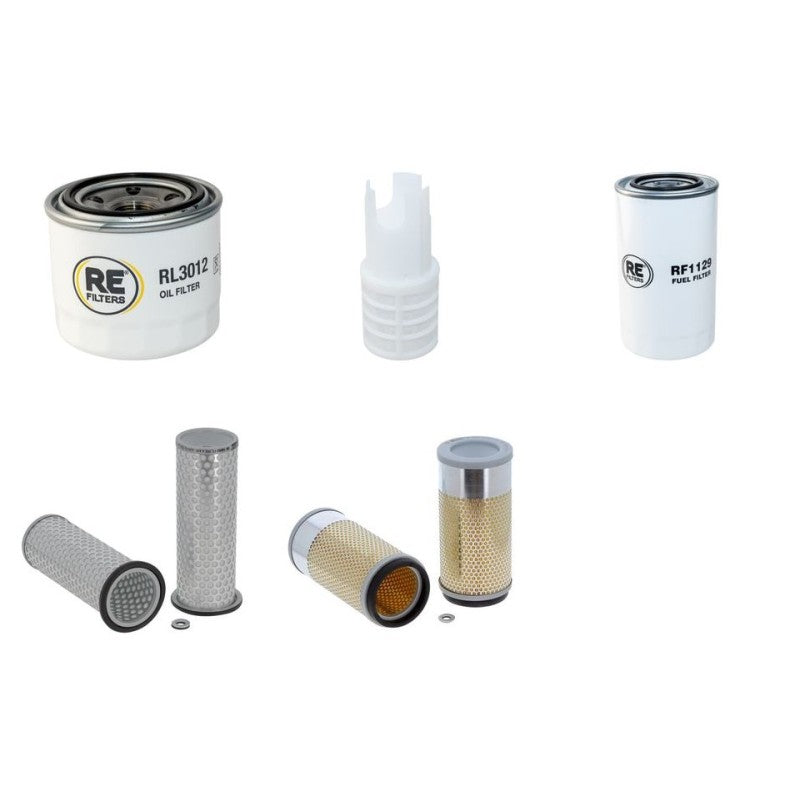 Daewoo / Doosan D30G Filter Service Kit with Yanmar 4TNE98-BQDFC Engine Year 2009-