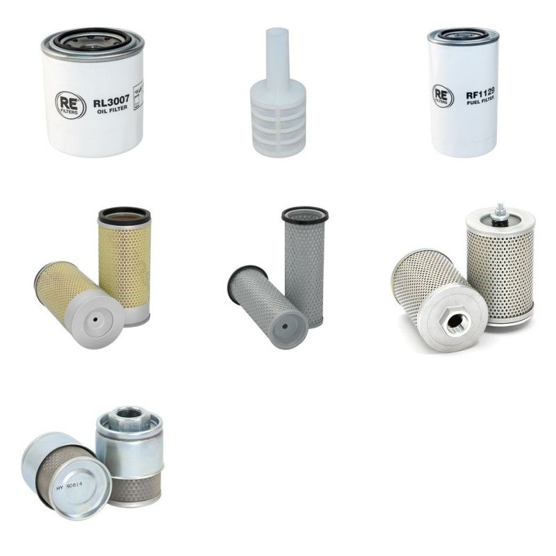 Daewoo / Doosan D30GX Filter Service Kit with Yanmar 4TNE98 Engine Year 2008-