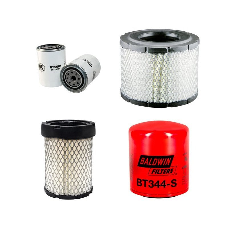 Daewoo / Doosan D45S Filter Service Kit with Perkins 1004.4 Engine