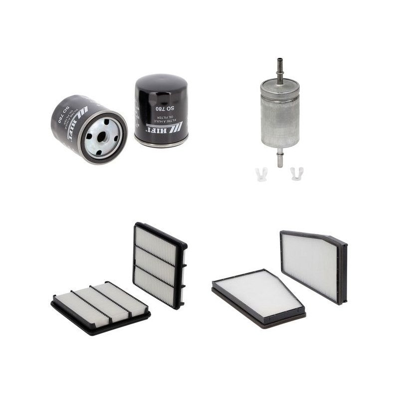 DAEWOO EVANDA 2.0I 16V Filter Service Kit w/ C20SED Eng. YR 11.02- 131 CH LF69Z1