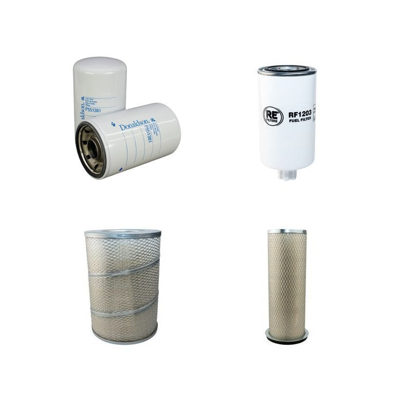 DAEWOO MEGA 250-III Filter Service Kit Air Oil Fuel Filters w/Daewoo Eng.