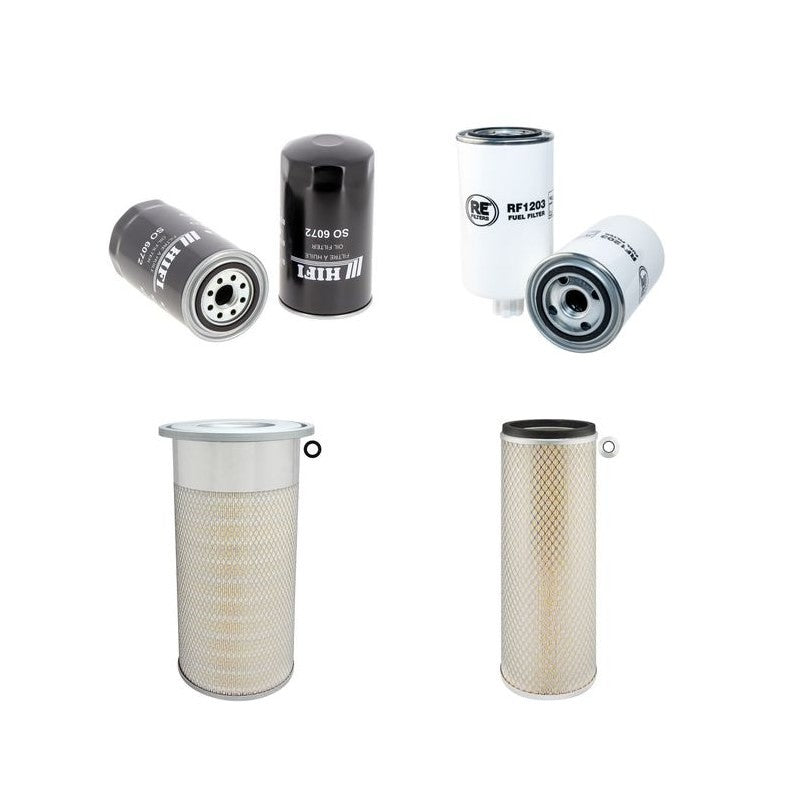 DAEWOO SOLAR 210WV Filter Service Kit Air Oil Fuel Filters w/Daewoo DB58TIS Eng. YR 2006-
