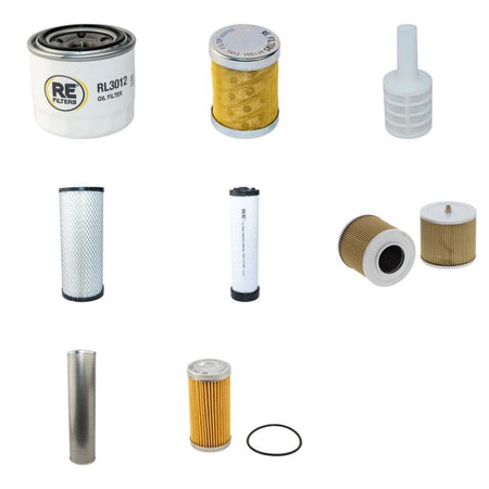 DAEWOO SOLAR 75LCV Filter Service Kit w/Yanmar 4TNE98 Eng.