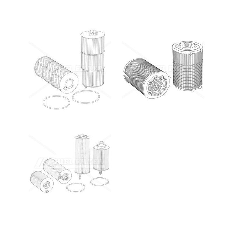 Daf XD 300 FAF Engine Filter Kit with Paccar MX-11 engine 2026-