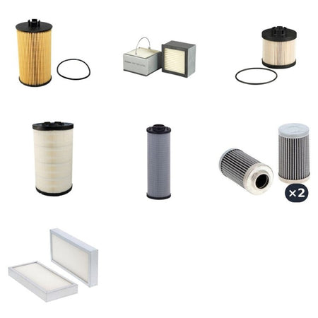 DEMAG AC100OW Filter Service Kit w/MERCEDES OM442LA Eng. YR 01.00-