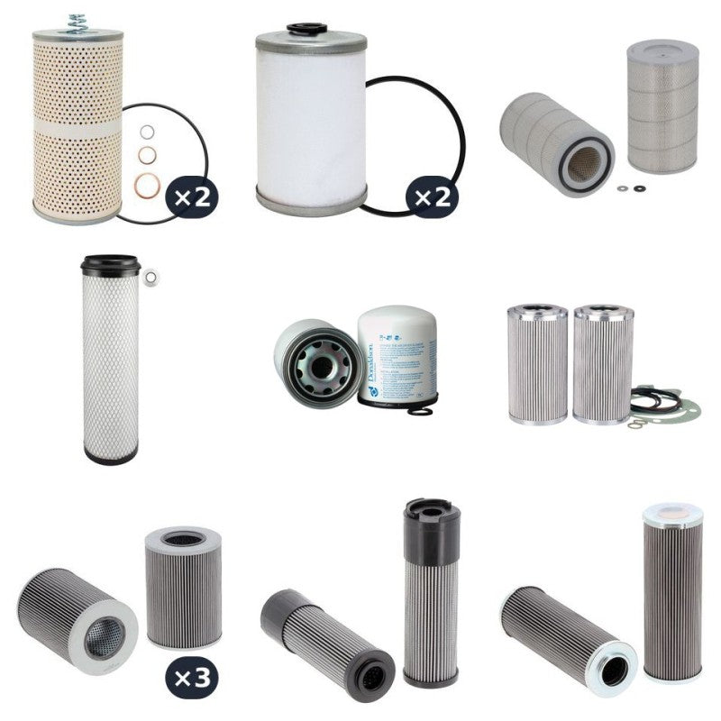 DEMAG AC80-1 Filter Service Kit w/MERCEDES OM 402LA Eng.