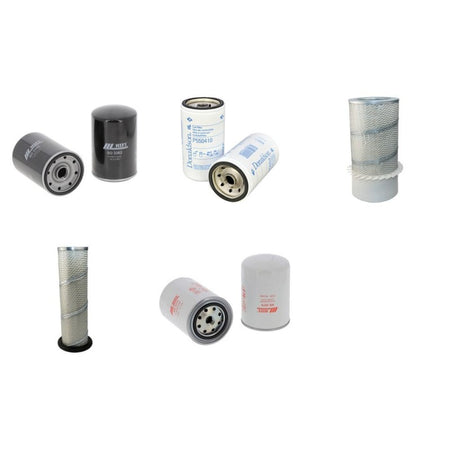 DENYO DCA125SPK Filter Service Kit with Komatsu S6D105 Eng