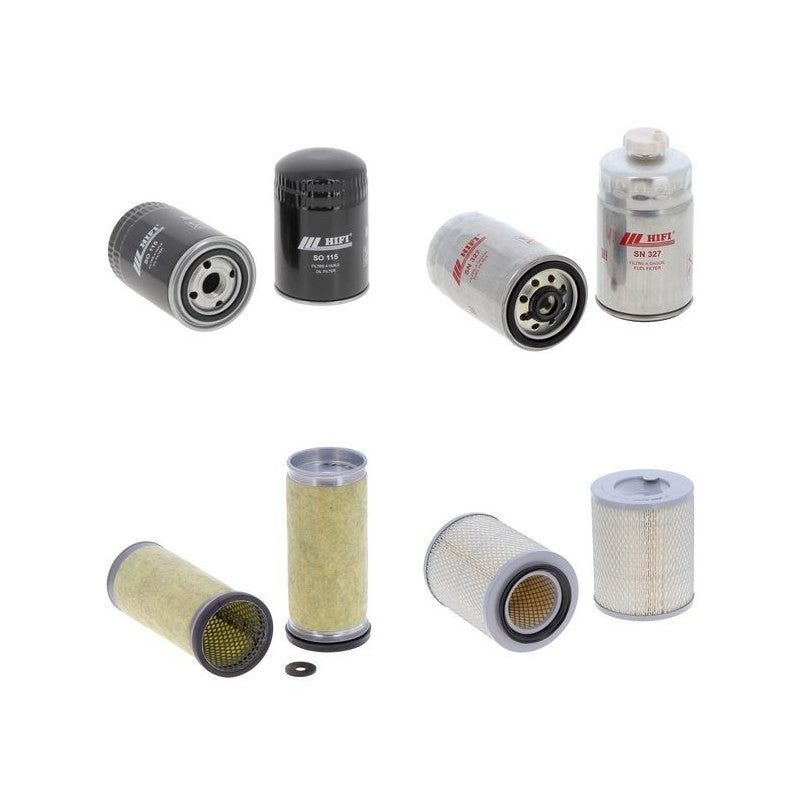 Deutz 3.70 V AGROCOMPACT Engine Filter Kit with Deutz F4L912/913 engine 1987-