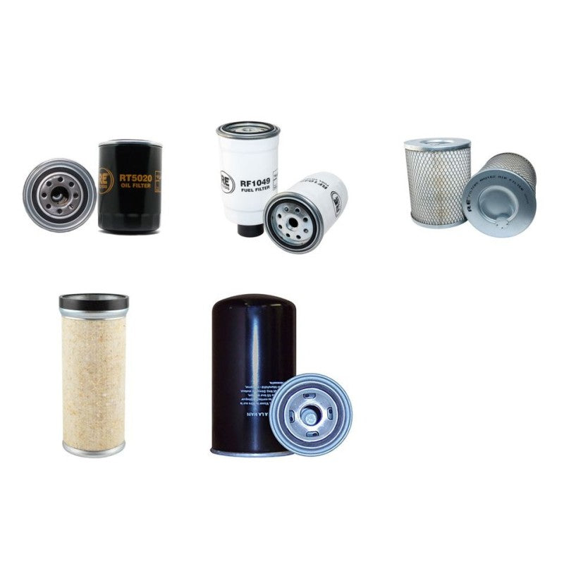 DEUTZ 390 VA AGROCOMPACT Filter Service Kit with Deutz F4L913 Eng 187- HP 78 CH