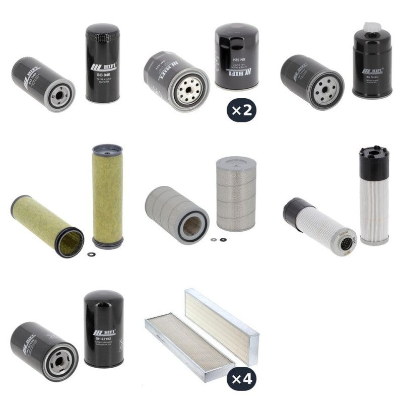 Deutz 4080 HTS Filter Kit with Deutz engine