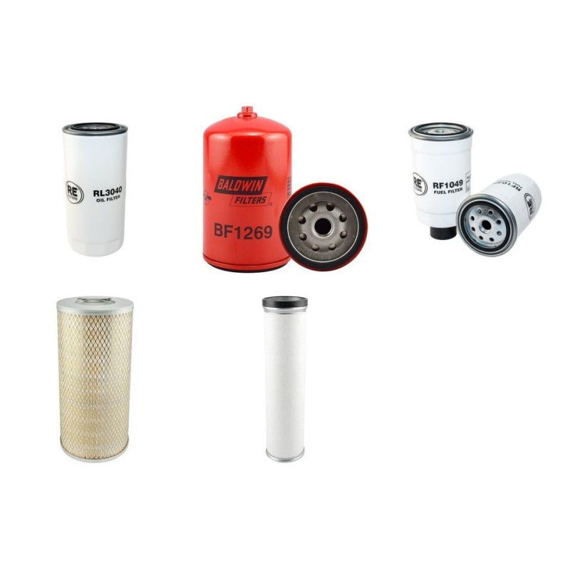 DEUTZ 6.11 AGROSTAR  Filter Service Kit Air Oil Fuel Filters w/Deutz F6L912/913 Eng. YR 01.89-12.99