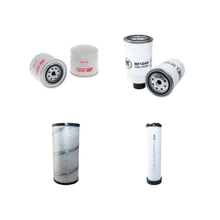 DEUTZ AGRO PLUS 420 Filter Service Kit Air Oil Fuel Filters w/1000.4 WTI2E3 Eng. YR 2009-