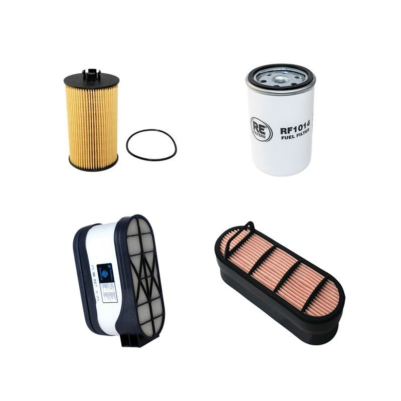 DEUTZ AGROTRON K90 Filter Service Kit Air Oil Fuel Filters w/Deutz BF4M2012C Eng. YR 6.05-