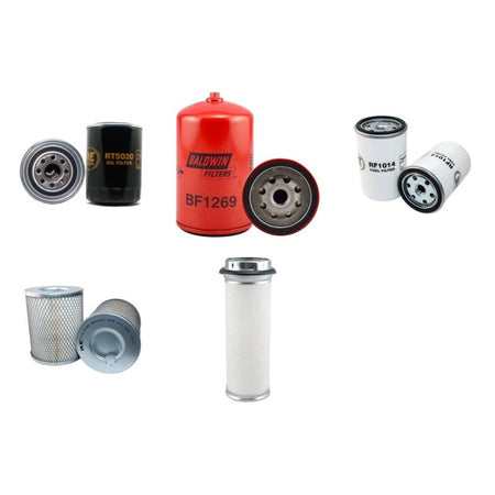 DEUTZ D6206 Filter Service Kit Air Oil Fuel Filters w/Deutz F3L912 Eng.