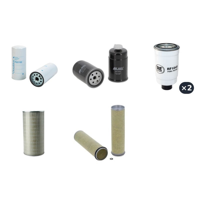 DEUTZ DX230 Filter Service Kit Air Oil Fuel Filters w/Deutz BF6L913 Eng. YR 05.78-01.86