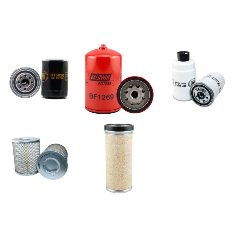 DEUTZ DX3.30 Filter Service Kit Air Oil Fuel Filters w/Deutz F3L912/913 Eng.