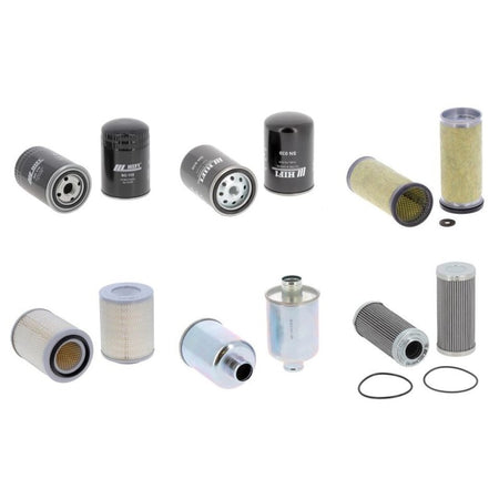 Deutz DX 3.700 F Filter Kit with Deutz 4 Cyl engine