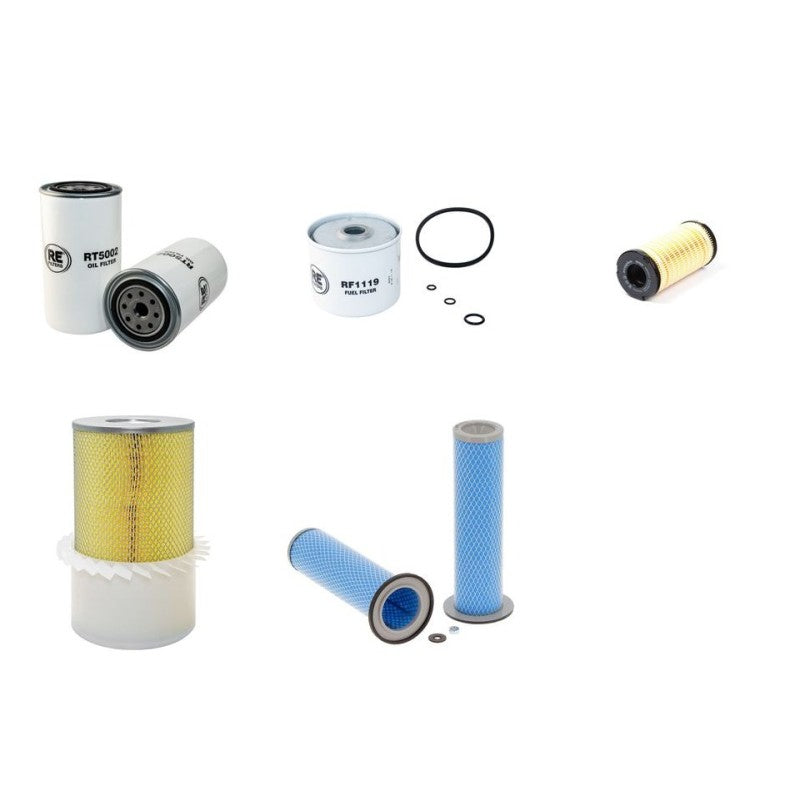 DIECI AGRIFARMER 26.6 Filter Service Kit Air Oil Fuel Filters w/Perkins 1104 Eng.