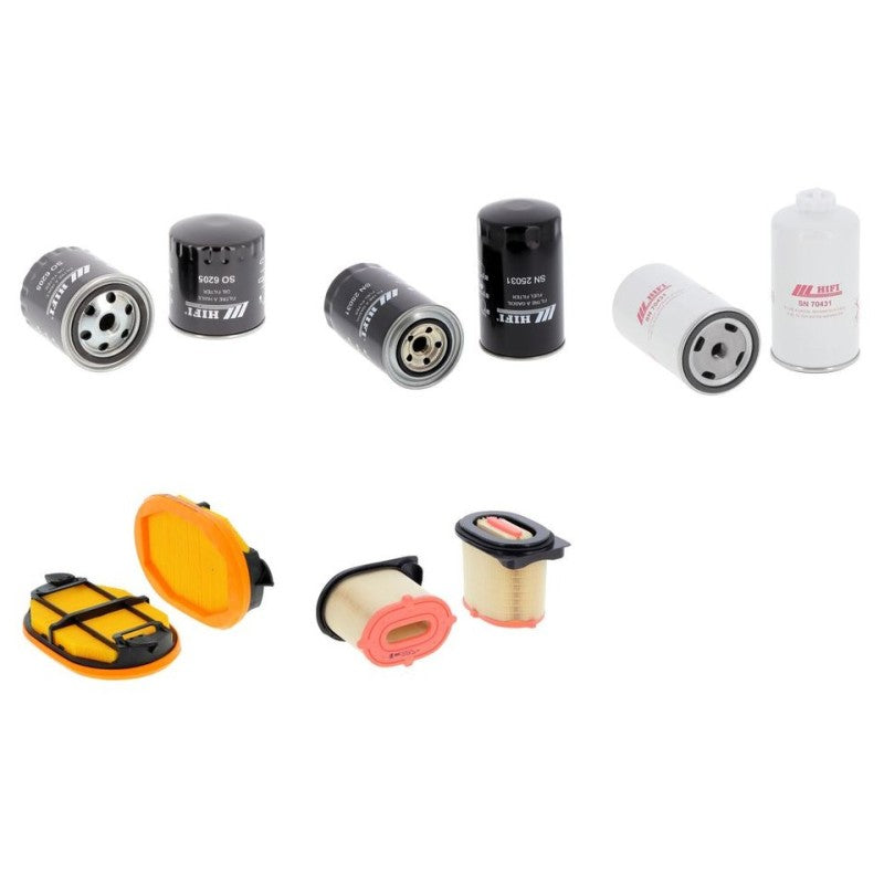 Dieci Icarus 40.17 Engine Filter Kit with Kubota V 3800 CRTI-EU2 engine 2015-