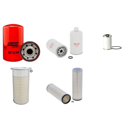 Doosan D120 Filter Service Kit Air Oil Fuel Filters with Doosan D1146 Engine