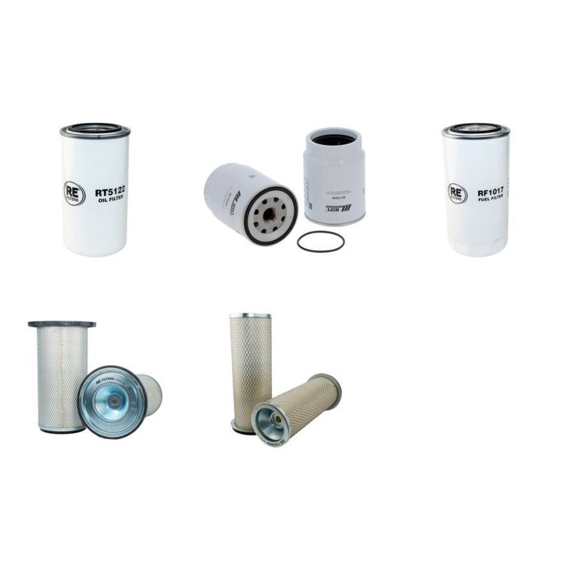 Doosan DL160 Filter Service Kit Air Oil Fuel Filters with Cummins QSB 4.5 Engine Year 2008-
