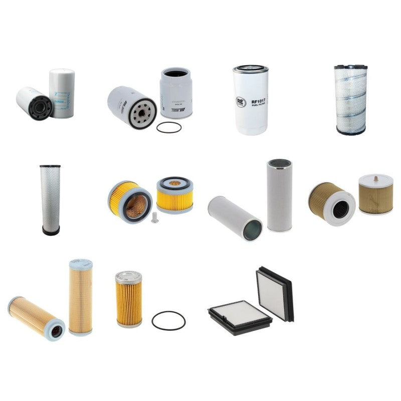 Doosan DX160-3LC/W Filter Service Kit with Doosan DL 06K Engine Year 2013-