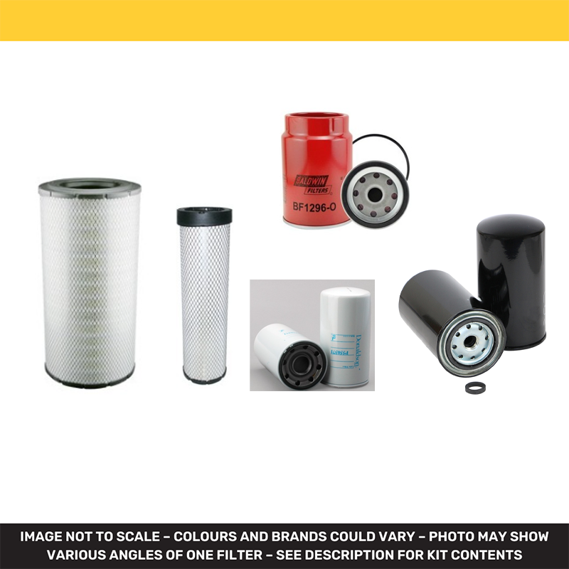 Doosan DX255-3LC Filter Service Kit Air Oil Fuel Filters with Doosan DL 06K Engine Year 2013-