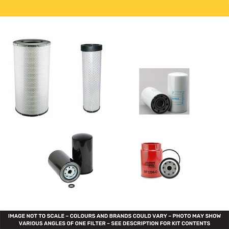 Doosan DX255LC-3 Filter Service Kit Air Oil Fuel Filters with Doosan DL06K Engine Year 2013-