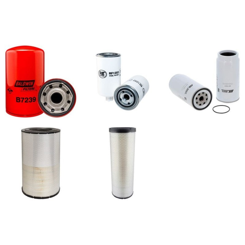 Doosan DX300LCA Filter Service Kit Air Oil Fuel Filters with Daewoo DE08TIS Engine Year 2012-