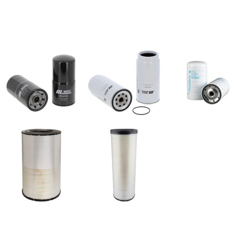 Doosan DX340LC Filter Service Kit Air Oil Fuel Filters with Doosan DL 08 Engine Year 2007-