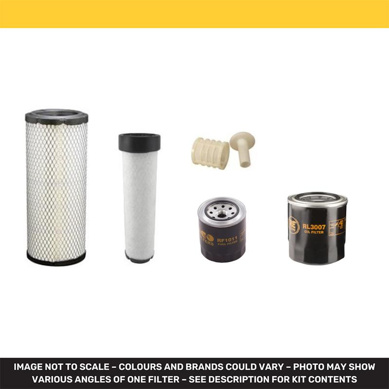 Doosan DX60R Filter Service Kit Air Oil Fuel Filters with Yanmar 4TNV98 Engine Year 2009-2013
