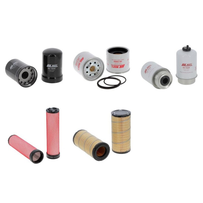 Doosan G 80 Filter Kit with John Deere 4045HF275K engine 2008-