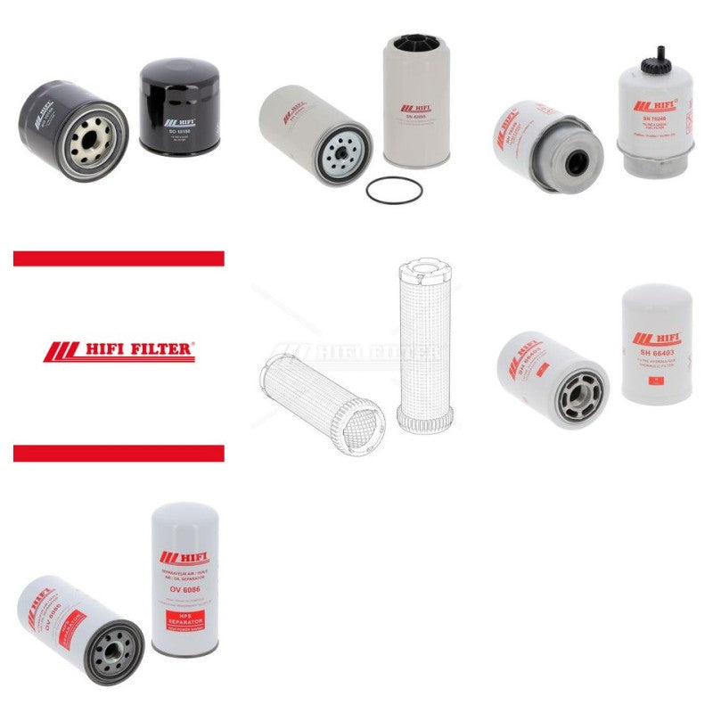 Doosan P 185 WDO Filter Kit with Doosan-Bobcat D 24 engine 2021-
