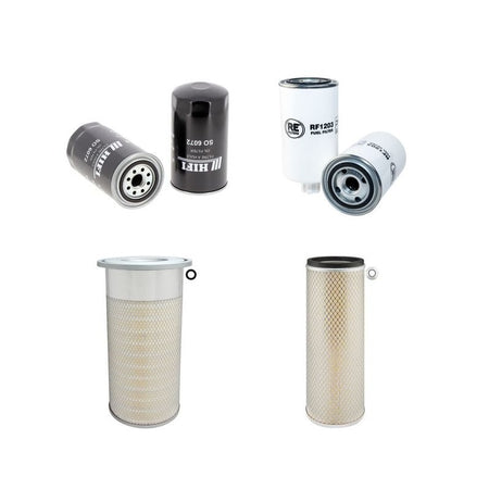 Doosan Solar 130LCV Filter Service Kit Air Oil Fuel Filters with Daewoo DB58T Engine