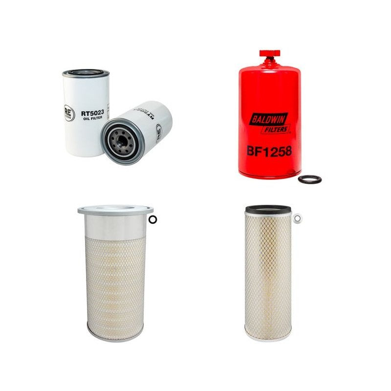 Doosan Solar 140W-V Filter Service Kit Air Oil Fuel Filters with Daewoo DB58TS Engine
