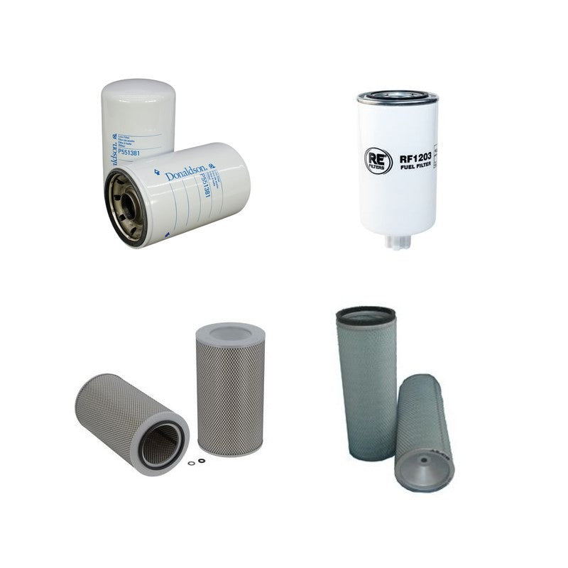 Doosan Solar 250LC-V Filter Service Kit Air Oil Fuel Filters with Daewoo Engine