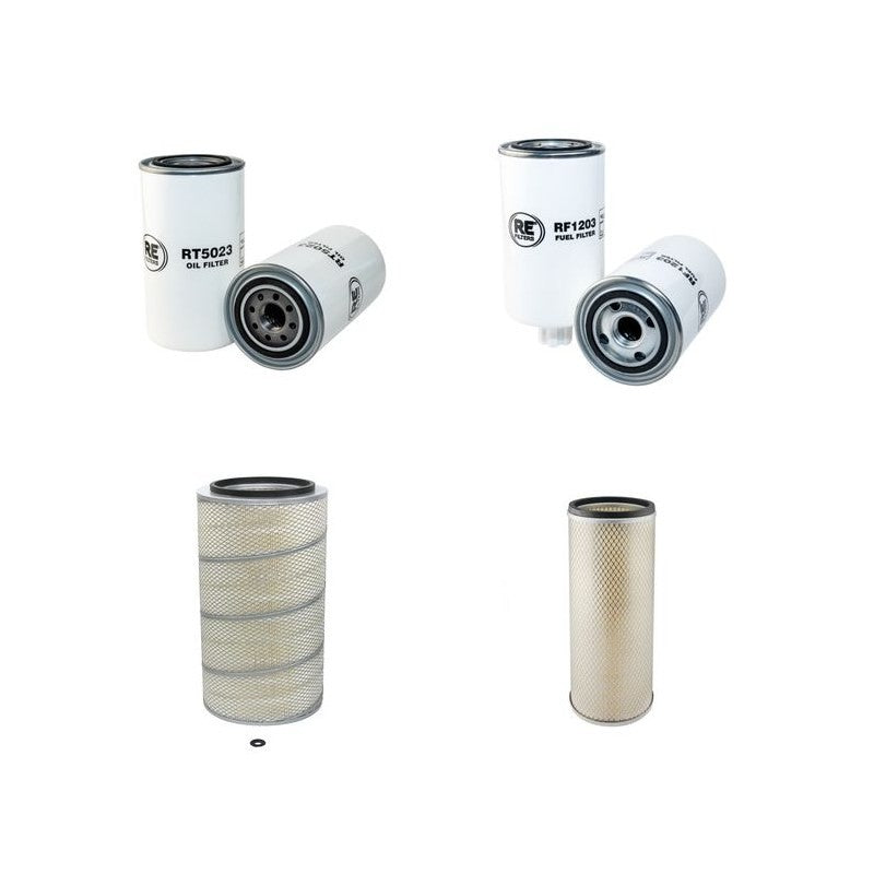 Doosan Solar 255LC-V Filter Service Kit Air Oil Fuel Filters with Daewoo Engine Year 2005-