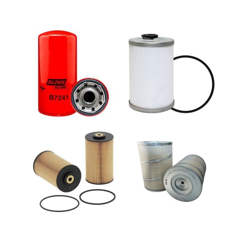 Doosan Solar 330III Filter Service Kit Air Oil Fuel Filters with Daewoo D2266T Engine