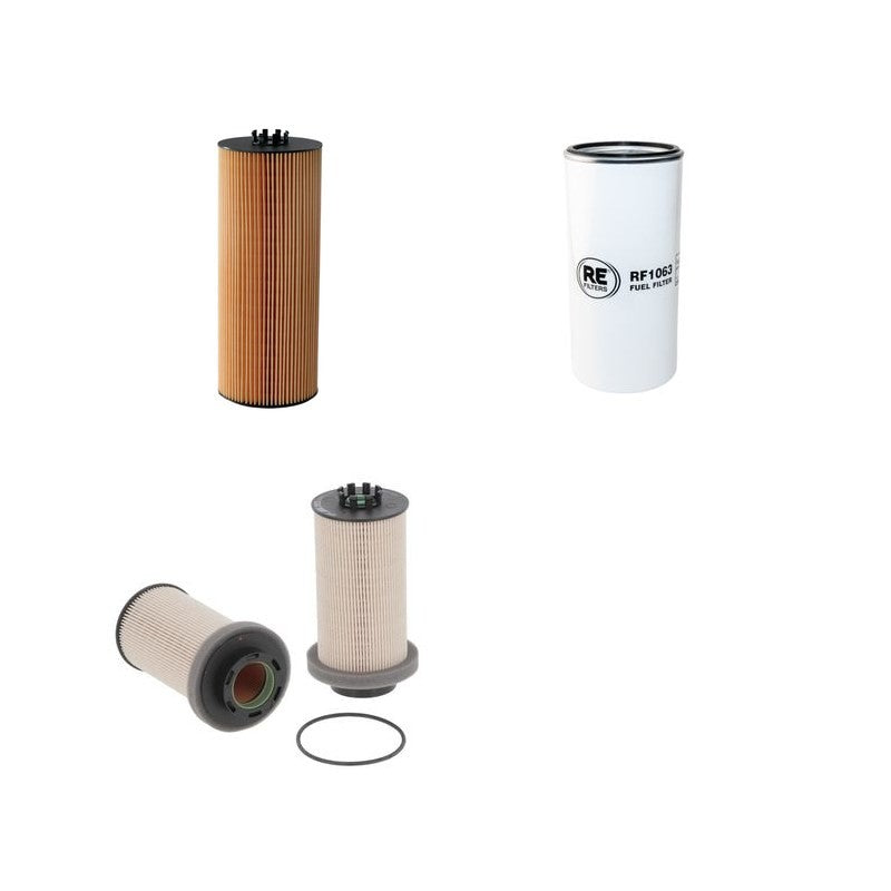 DOPPSTADT DW3060 Filter Service Kit Air Oil Fuel Filters w/MERCEDES OM 502LA Eng. YR 2003-